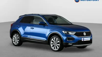 Used VW T-Roc SEL 190 HP (139 kW) 2021 Blue SUV