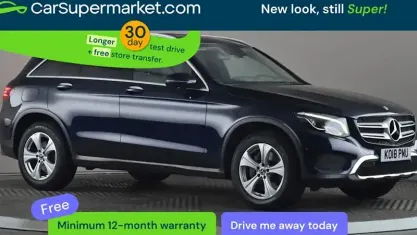 Usado Mercedes GLC250 204 HP (150 kW) 2018 Azul Carrinha