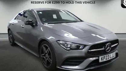 Used Mercedes CLA200 AMG line 163 HP (119 kW) 2022 Grey Coupe