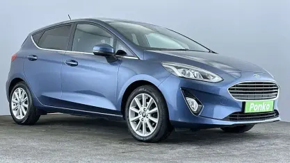 Used Ford Fiesta Titanium 101 HP (74 kW) 2019 Blue Hatchback