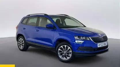 Used Skoda Karoq SE Drive 150 HP (110 kW) 2021 Blue SUV