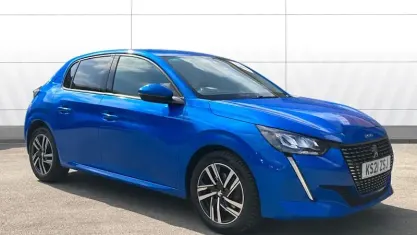 Używany Peugeot 208 Allure 102 KM (75 kW) 2021 Niebieski Hatchback