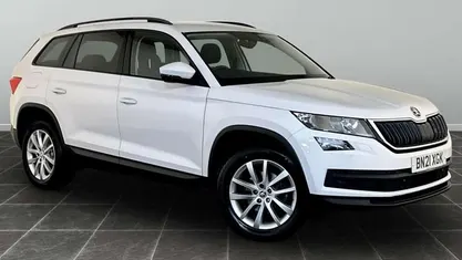White Used 2021 Skoda Kodiaq SE SUV | £14,495 (Super price)
