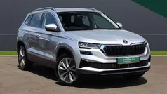 Brilliant silver metallic Used 2024 Skoda Karoq SE L SUV | £21,495 (Fair price)
