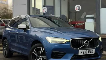 Used Volvo XC60 R-Design 190 HP (139 kW) 2018 Blue SUV