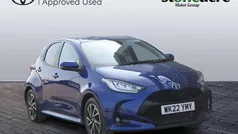 Blue Used 2022 Toyota Yaris Hybrid Design Hatchback | £17,500 (Fair price)