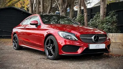 Red Used 2018 Mercedes C250 AMG Line Premium Plus Coupe | £15,990 (Fair price)