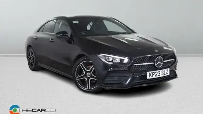 Used Mercedes CLA180 AMG line 136 HP (100 kW) 2023 Black Coupe