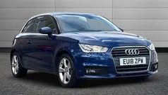 Scuba blue, metallic Used 2018 Audi A1 Sport Hatchback | £12,550 (Fair price)