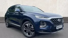 Blue Used 2019 Hyundai Santa Fe Premium SE SUV | £22,952 (Fair price)