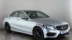 Silver Used 2018 Mercedes C220 AMG line Sedan | £11,600 (Good price)