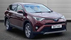 Red Used 2017 Toyota RAV4 Hybrid Business Edition SUV | £14,990 (Fair price)