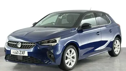Used Vauxhall Corsa Elite 101 HP (74 kW) 2021 Blue Hatchback