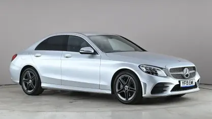 Begagnad Mercedes C200 AMG line 184 HK (135 kW) 2019 Silver Sedan