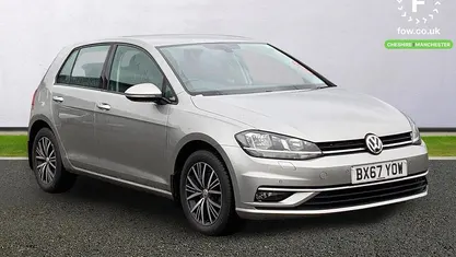 Used VW Golf VII SE 125 HP (91 kW) 2017 Silver Hatchback