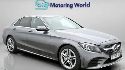 Begagnad Mercedes C300 AMG line 245 HK (180 kW) 2019 Grå Sedan