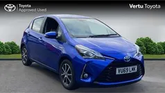 Blue Used 2019 Toyota Yaris Hybrid Hatchback | £13,643 (Fair price)