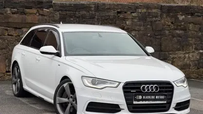 Used Audi A6 Black Edition 313 HP (230 kW) 2014 White Estate