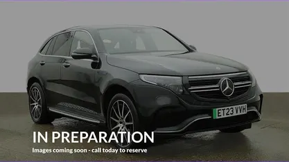 Black Used 2022 Mercedes EQC400 AMG line SUV | £25,320 (Good price)