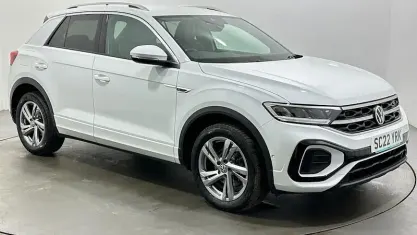 Used VW T-Roc R-line 150 HP (110 kW) 2022 White SUV