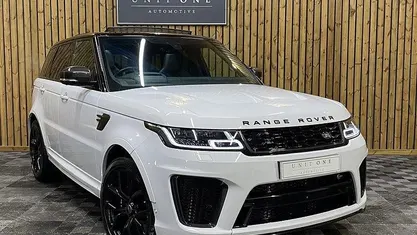 White Used 2018 Land Rover Range Rover Sport SVR SUV | £45,000 (Fair price)