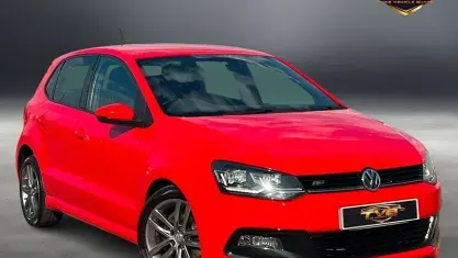 Used VW Polo R-line 110 HP (80 kW) 2016 Red Hatchback