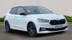 Moon white metallic black magic pearl effect Used 2022 Skoda Fabia Colour Edition Hatchback | £13,433 (Fair price)