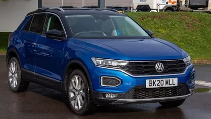 Used VW T-Roc SEL 150 HP (110 kW) 2020 Blue SUV