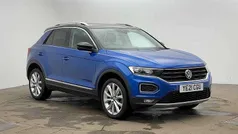 Blue Used 2021 VW T-Roc SEL SUV | £19,295 (Fair price)