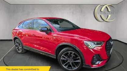 Used Audi Q3 Black Edition 150 HP (110 kW) 2021 Red SUV