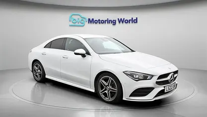 Used Mercedes CLA180 AMG line 136 HP (100 kW) 2022 White Sedan