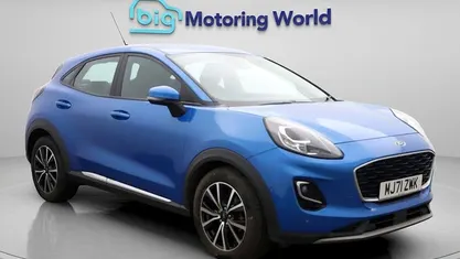 Blue Used 2022 Ford Puma Titanium Hatchback | £10,900 (Good price)