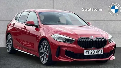 Used BMW 128 ti Shadowline 265 HP (194 kW) 2023 Red Hatchback
