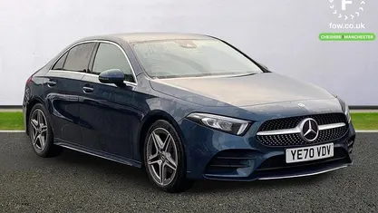 Blue Used 2020 Mercedes A180 AMG line Sedan | £16,599 (Good price)