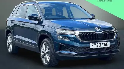 Gebraucht Skoda Karoq SE L 150 PS (110 kW) 2023 Blau SUV