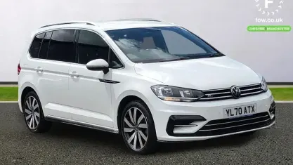 Used VW Touran R-line 150 HP (110 kW) 2021 White MPV