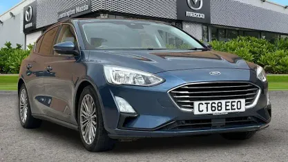 Used Ford Focus Titanium X 125 HP (91 kW) 2018 Blue Hatchback