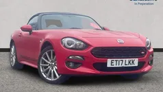 Special solid passione red Used 2016 Fiat 124 Spider Lusso Cabriolet | £11,845 (Fair price)