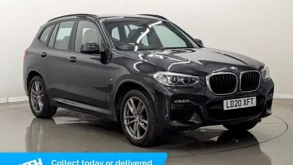 Used BMW X3 M Sport 190 HP (139 kW) 2020 Grey SUV