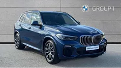 Phytonic blue Used 2021 BMW X5 M Sport SUV | £39,995 (Fair price)