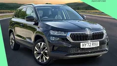 Black magic pearl effect Used 2022 Skoda Karoq SE L SUV | £21,200 (Fair price)