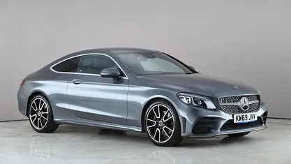 Used Mercedes C300 AMG Line Premium 245 HP (180 kW) 2019 Grey Coupe