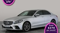 Silver Used 2019 Mercedes C200 AMG line Sedan | £18,008 (Fair price)