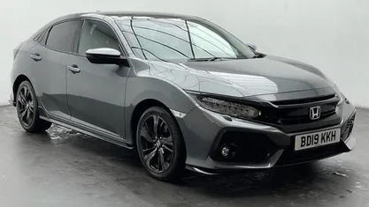 Grey Used 2019 Honda Civic Sport Plus Hatchback | £16,350 (Fair price)