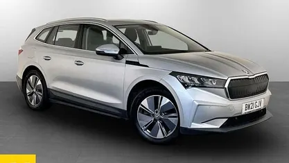 Used Skoda Enyaq iV Loft 150 kW (204 HP) 2021 Silver SUV
