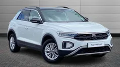 Pure white with black roof Used 2022 VW T-Roc Life SUV | £19,995 (Fair price)