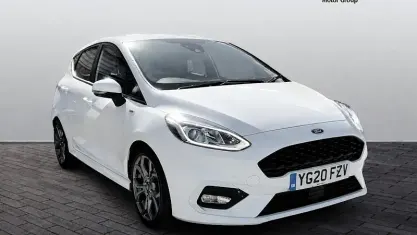 Used Ford Fiesta ST-Line 125 HP (91 kW) 2019 White Hatchback