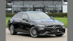 Black Used 2024 Mercedes C300e AMG Line Premium Sedan | £36,850 (Fair price)