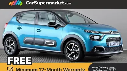 Used Citroën C3 PureTech 83 HP (61 kW) 2021 Blue Hatchback