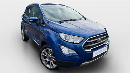 Used Ford Ecosport Titanium 125 HP (91 kW) 2019 Blue SUV